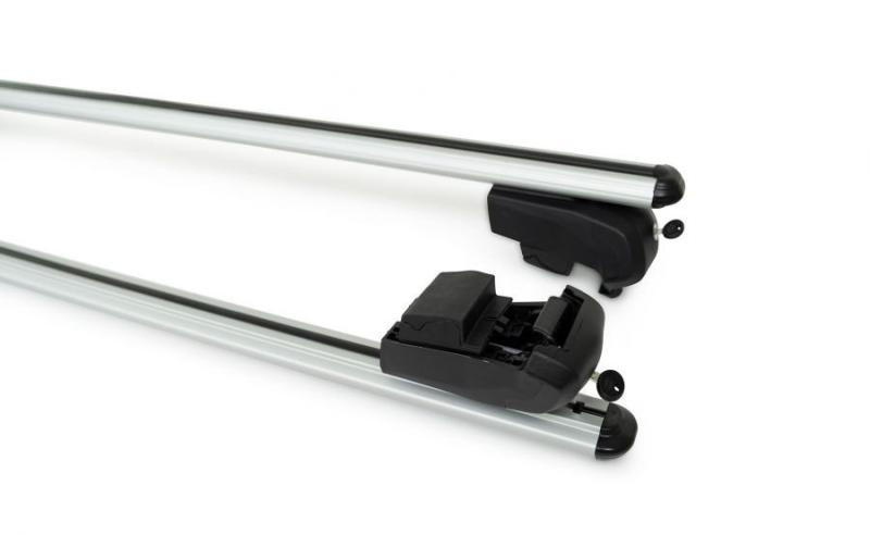 Купити Перемички на звичайні рейлінги під ключ Bold Bar V1 (2 шт) Сірі для Volkswagen T6