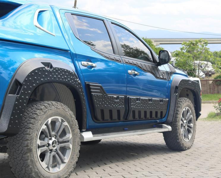 Купить Молдинг двери EuroCap (6 шт, ABS) для Fiat Fullback 2016- гг