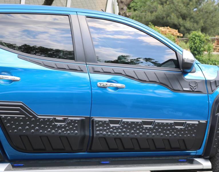 Купить Молдинг двери EuroCap (6 шт, ABS) для Fiat Fullback 2016- гг