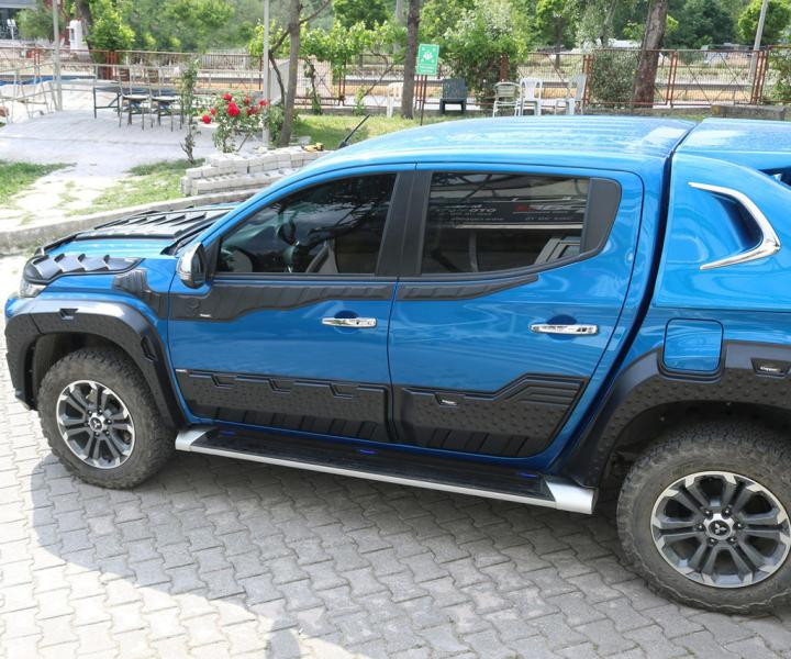 Купить Молдинг двери EuroCap (6 шт, ABS) для Fiat Fullback 2016- гг