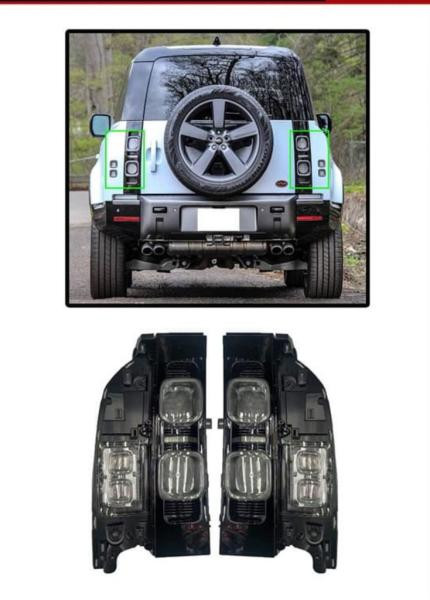 Купити Задні фонарі LED (2 шт) для Land Rover Defender 2019- рр
