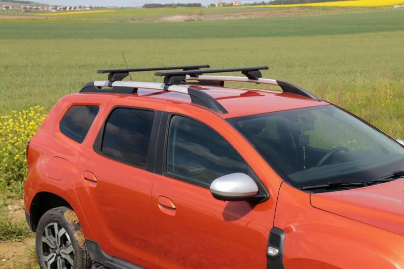 Купить Багажник (поперечины) на обычные рейлинги под ключ Wizard V1 (2 шт) 135 см, Серый для Volkswagen Touran 2010-2015 гг