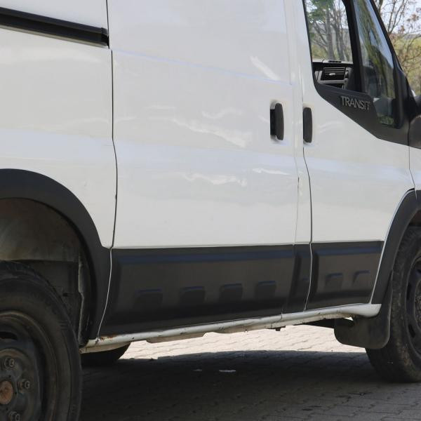 Купити Молдинг двері EuroCap (6 шт, ABS, коротка база) для Ford Transit 2000-2014 рр