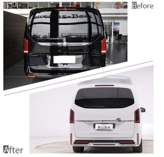 Купити Комплект обвісу (WotterFoll 2023 design) для Mercedes Vito / V-class W447 2014- рр