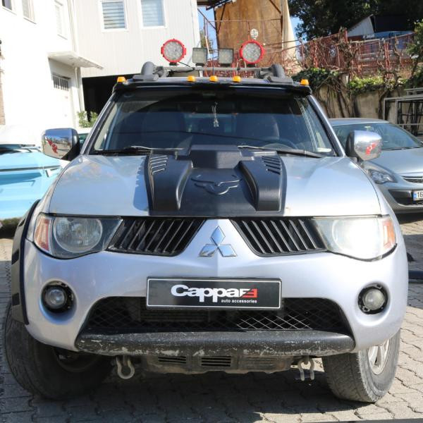 Купити Накладка на капот V3 (ABS) для Mitsubishi L200 2006-2015 рр