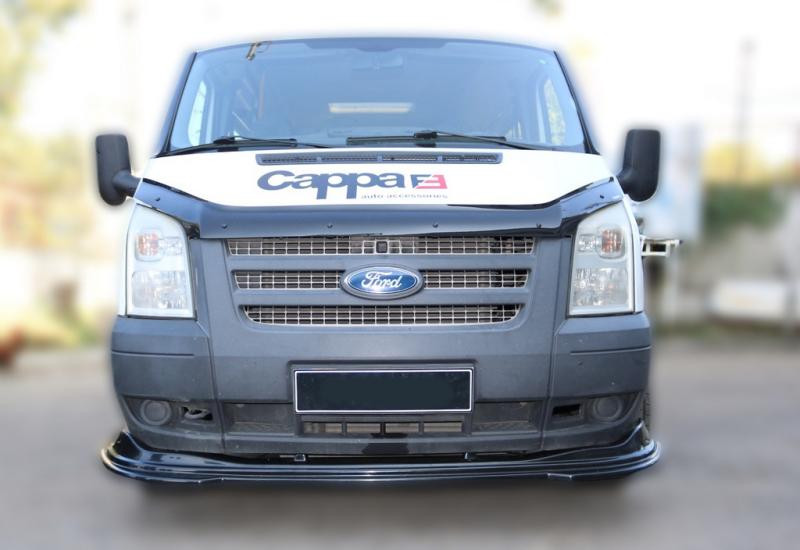Купить Передняя Lip накладка EuroCap (2006-2014, черная) для Ford Transit
