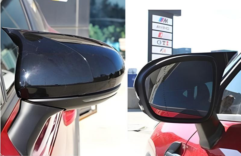 Купити Накладки на дзеркала BMW-Style (2 шт) для Renault Captur 2019- рр