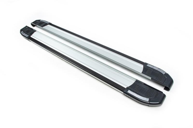 Купити Бокові пороги Rainbow (2 шт., Алюміній) для Toyota Yaris/Yaris Cross (XP210) 2020- рр