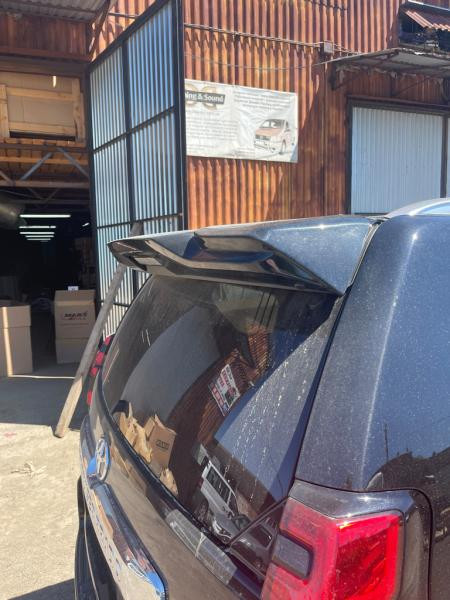 Купити Спойлер вставка (поверх рідного спойлеру) Чорний колір для Toyota Land Cruiser Prado 150