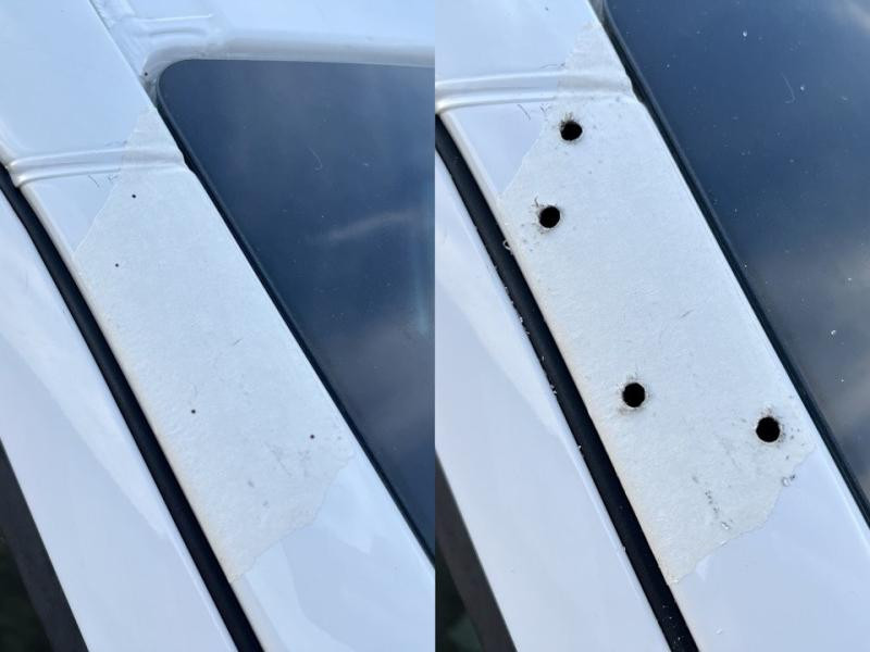 Купить Козырек на лобовое стекло на раме (Белый, 5мм) для Mercedes Sprinter W907/W910 2018- гг