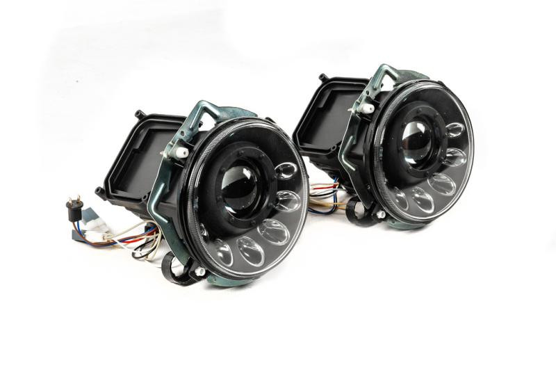 Купити Передні фари Мanor Black LED (2006-2017) для Mercedes G сlass W463 рр