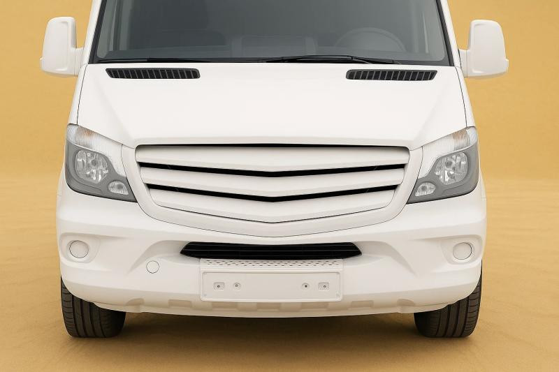 Купити Решітка Exclusive 2013-2018 рр. (під фарбування) для Mercedes Sprinter W906 рр