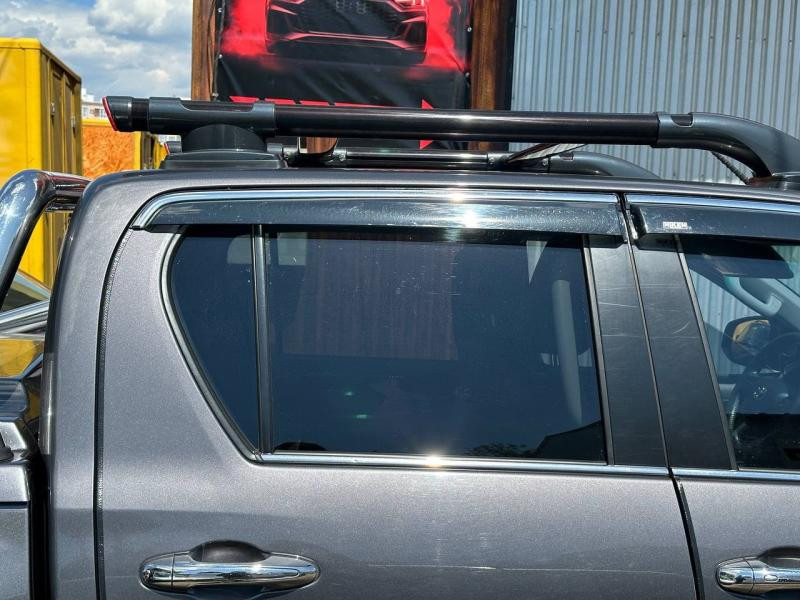 Купить Рейлинги Shark (с поперечинами) Серый цвет для Toyota Hilux 2015- гг