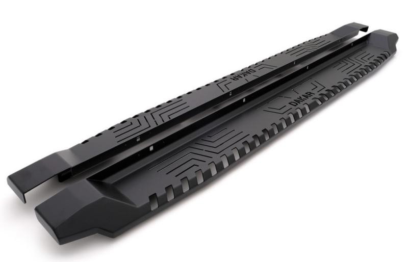 Купить Боковые пороги Dakar V1 без LED (2019-2025, 2 шт, металл) для Mitsubishi L200