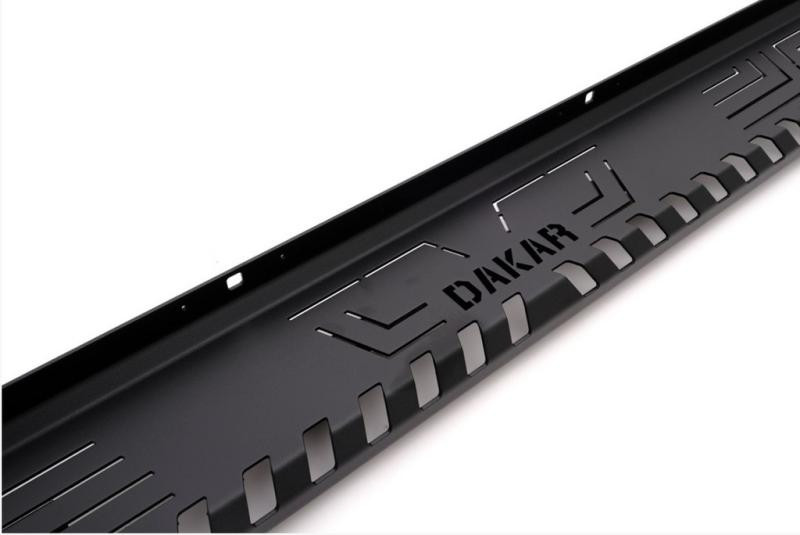 Купить Боковые пороги Dakar V1 без LED (2019-2025, 2 шт, металл) для Mitsubishi L200