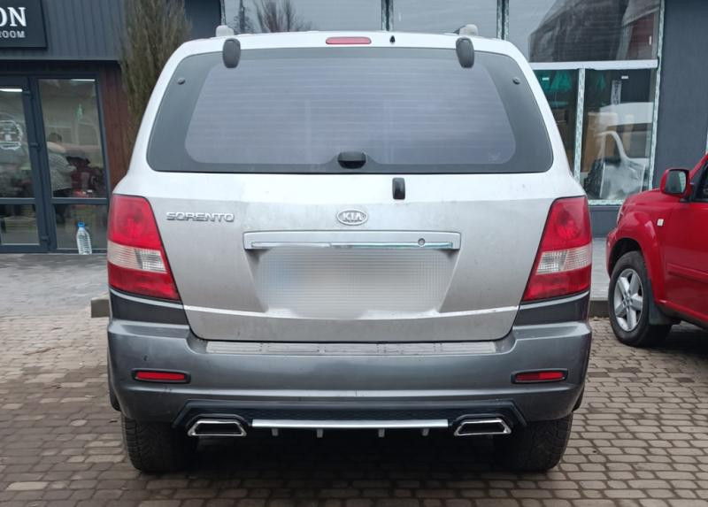 Купить Универсальный задний диффузор DPT V-2 (ABS) (черный глянец)