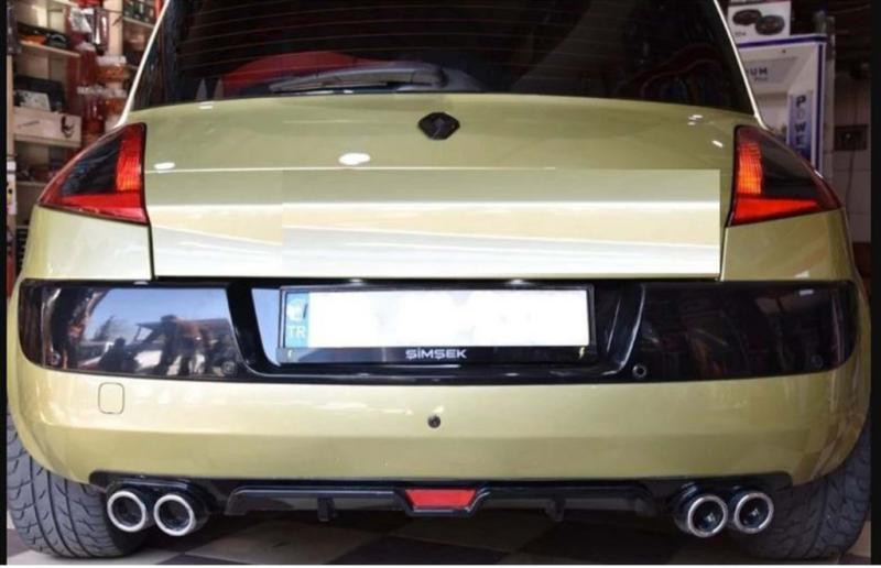 Купить Универсальный задний диффузор DPT V-7 (ABS) (черный глянец)