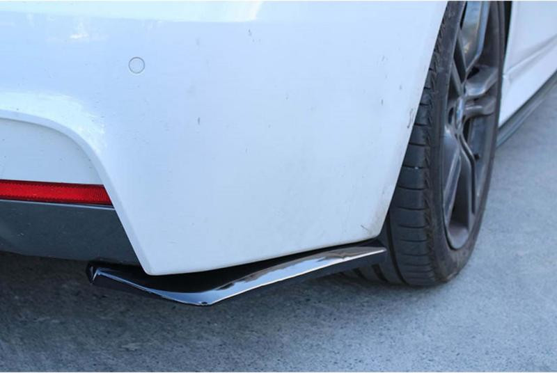 Купить Flap накладка на задний бампер DPT (ABS) (2шт) (черный глянец) для Volkswagen Caddy 2010-2015 гг