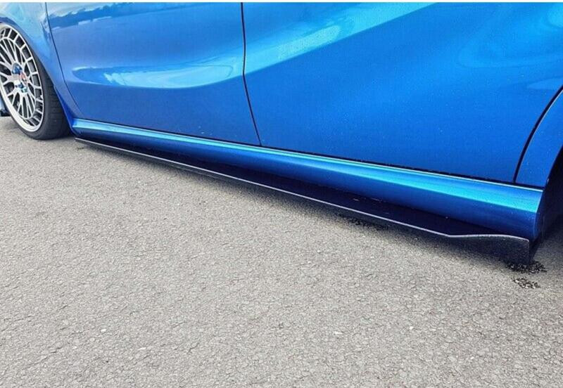 Купить Универсальная накладка на боковые пороги DPT Black (ABS) (2шт) (черный глянец)