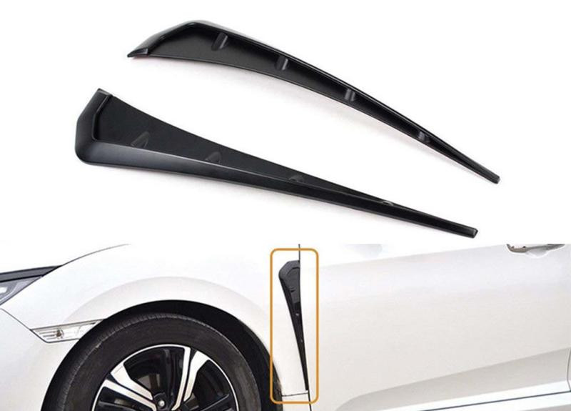 Купить Универсальные боковые жабры DPT V-1 (ABS) (2шт) (черный глянец)