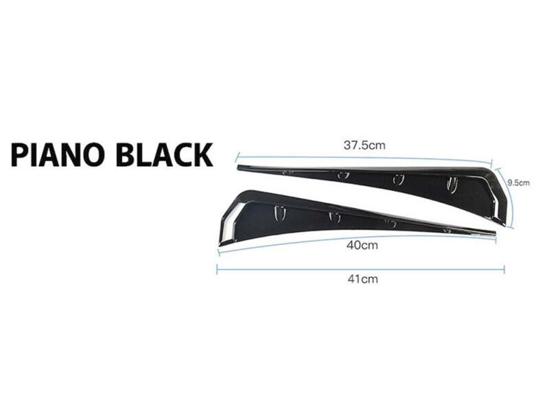 Купить Универсальные боковые жабры DPT V-1 (ABS) (2шт) (черный глянец)