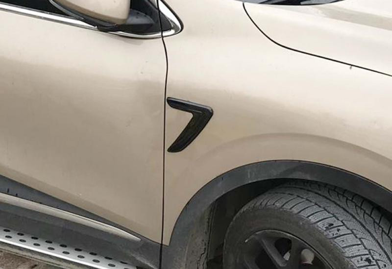 Купить Универсальные боковые жабры DPT V-3 (ABS) (2шт) (черный глянец)