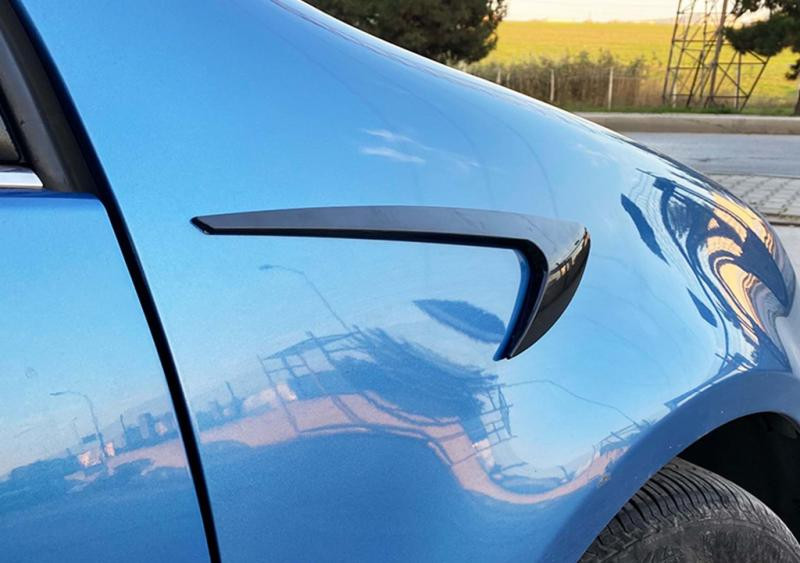 Купити Універсальні бокові зябра DPT V-4 (ABS) (2шт) (чорний глянець)