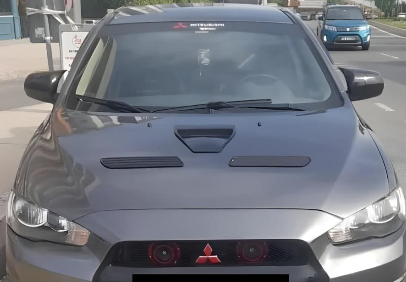 Купить Накладки на зеркала BMW-Style (2 шт) для Mitsubishi Lancer X 2008- гг