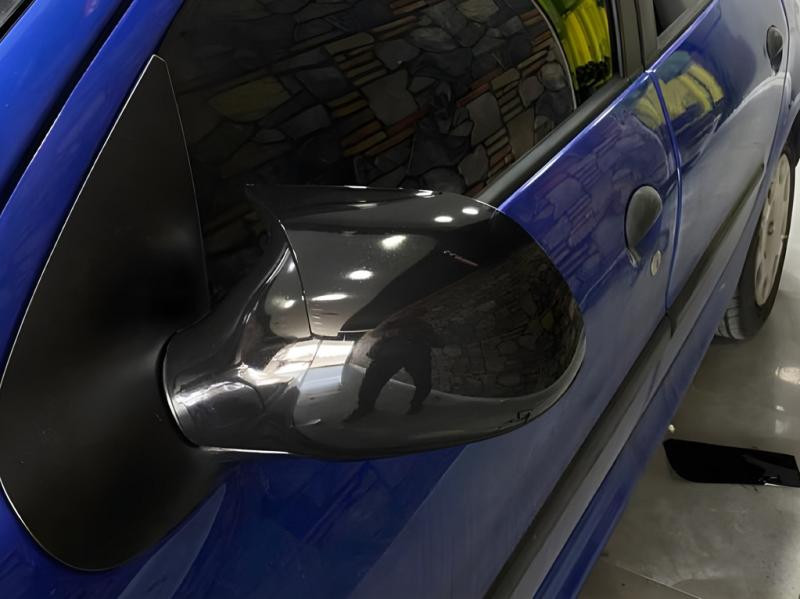 Купить Накладки на зеркала BMW-Style (2 шт) для Peugeot 206