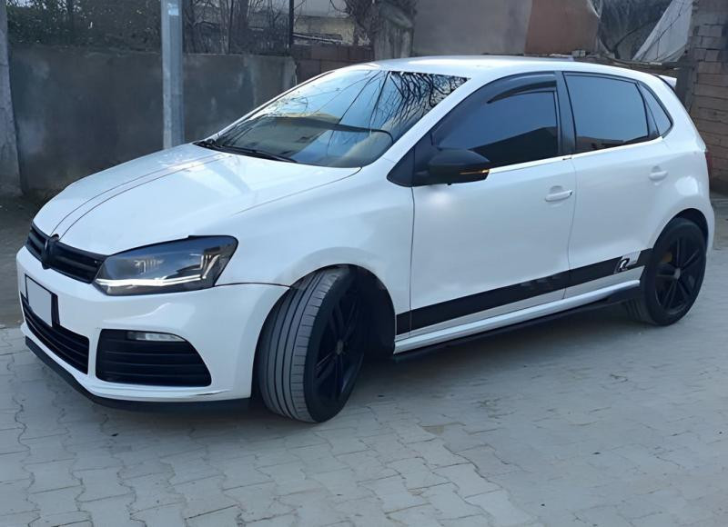 Купить Накладки на зеркала RLine-Look (HB, 2 шт.) для Volkswagen Polo 2010-2017 гг