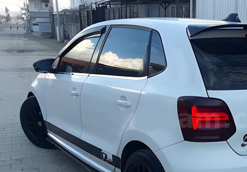 Купить Накладки на зеркала RLine-Look (HB, 2 шт.) для Volkswagen Polo 2010-2017 гг