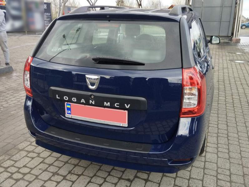 Купити Накладка на задній бампер (ABS, Esa) для Renault Logan MCV 2013-2022 рр