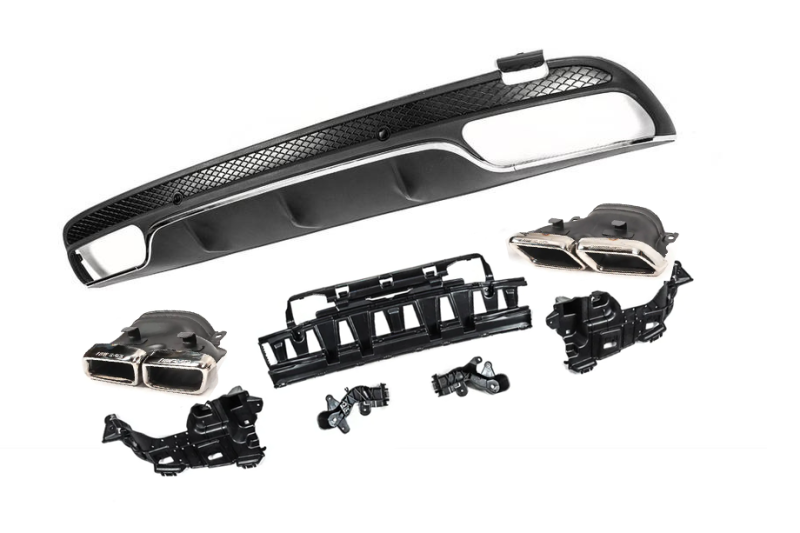 Купити Задній дифузор (дизайн C63 2014-2018) для Mercedes C-сlass W205 рр