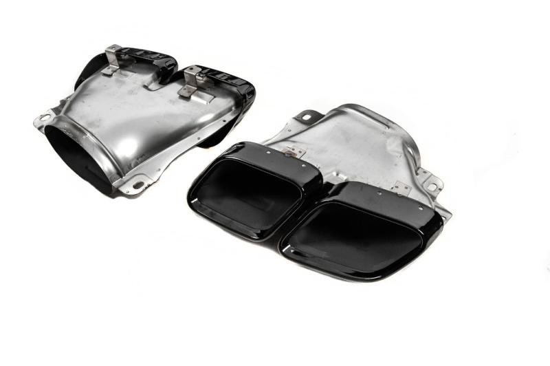 Купить Задний диффузор с насадками Black (дизайн GLE63) для Mercedes GLE coupe C167 2019- рр