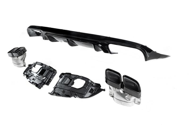 Купить Задний диффузор с насадками (Дизайн AMG63) для Mercedes E-class coupe C238