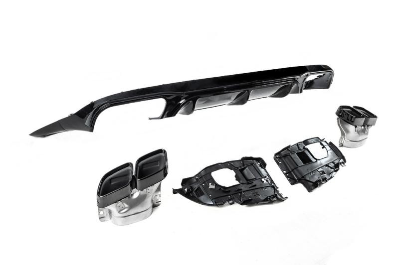 Купить Задний диффузор с насадками (Дизайн AMG63) для Mercedes E-class coupe C238