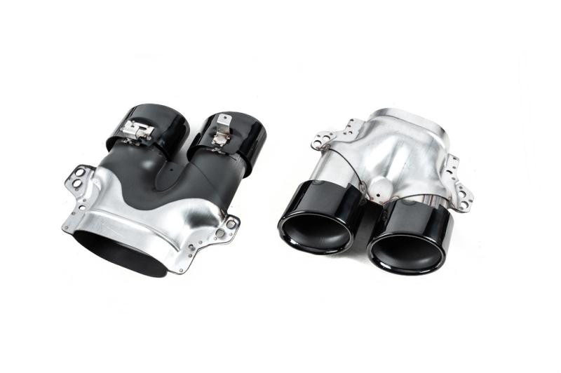 Купити Задній дифузор з насадками (Дизайн C43) для Mercedes C-сlass W205 2014-2021рр