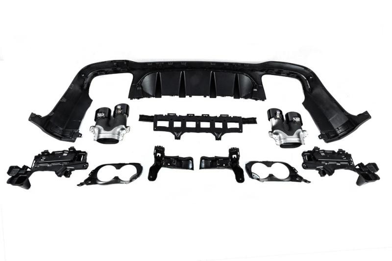 Купить Задний диффузор с насадками (Дизайн AMG43) для Mercedes GLC X253