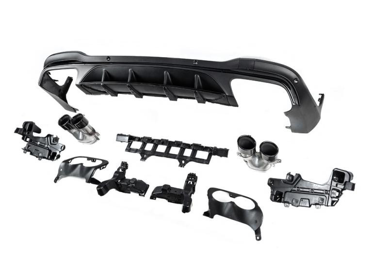 Купить Задний диффузор с насадками (Дизайн AMG43) для Mercedes GLC X253