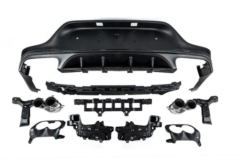 Купить Задний диффузор с насадками (Дизайн AMG43) для Mercedes GLC coupe C253