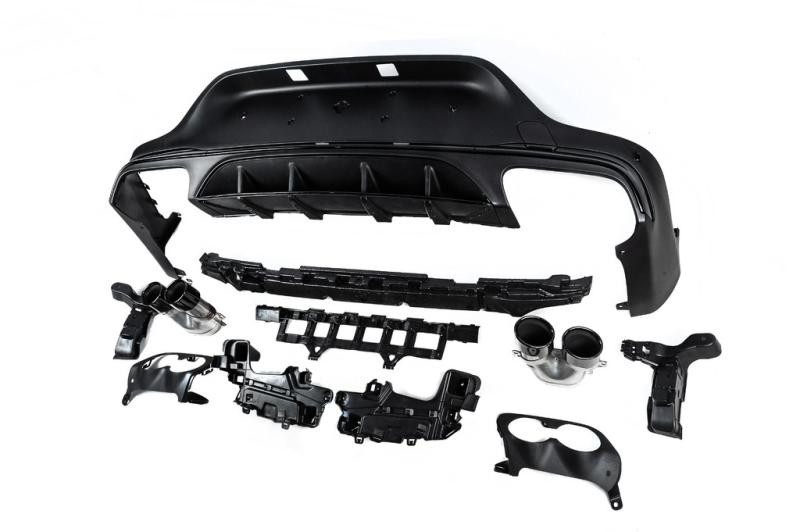 Купить Задний диффузор с насадками (Дизайн AMG43) для Mercedes GLC coupe C253