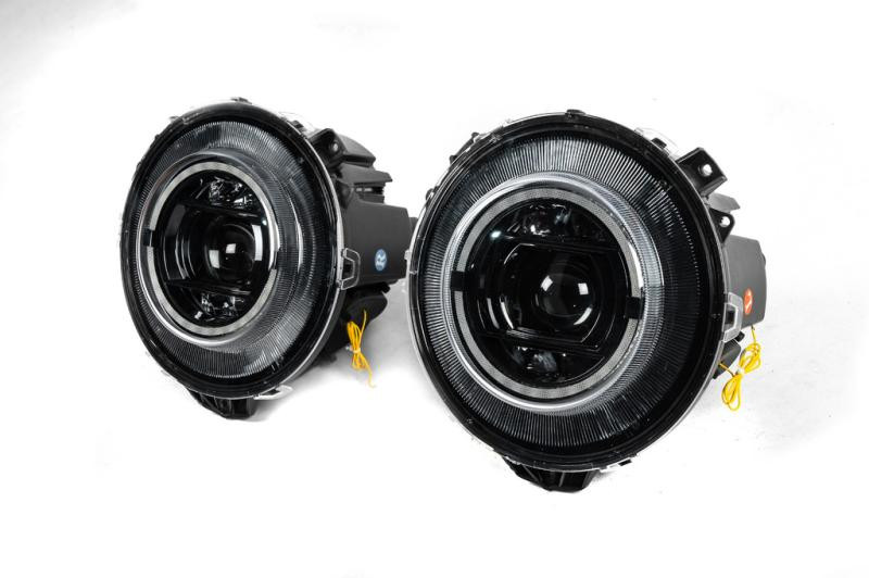 Купити Передні фари Дизайн-2023 Black (2006-2017) для Mercedes G сlass W463 рр