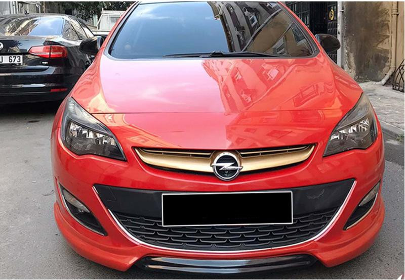 Купить Передняя Lip накладка DPT V-1 (черный глянец) для Opel Astra J 2009-2015 гг