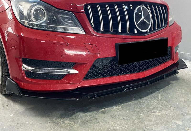 Купити Передня Lip накладка DPT V-5 (ABS, чорний глянець)