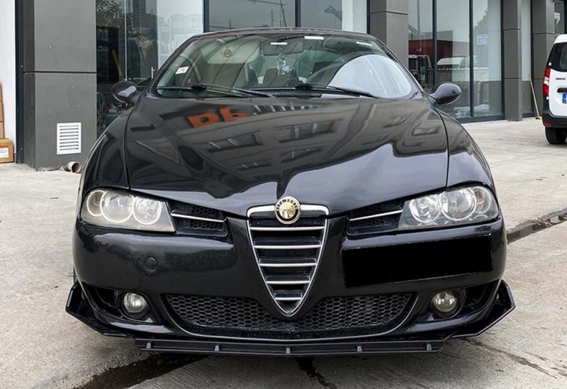 Купити Передня Lip накладка DPT V-5 (ABS, чорний глянець)