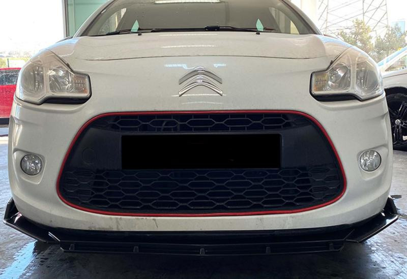 Купити Передня Lip накладка DPT V-5 (ABS, чорний глянець)