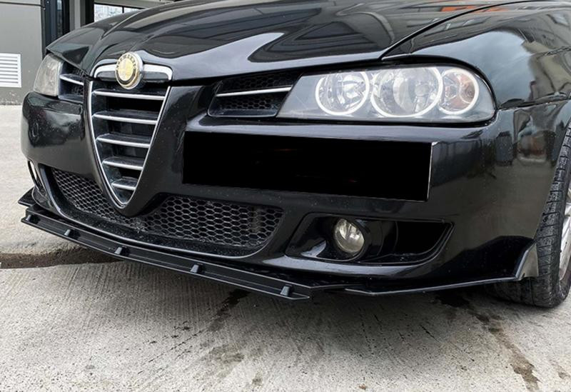 Купити Передня Lip накладка DPT V-5 (ABS, чорний глянець)