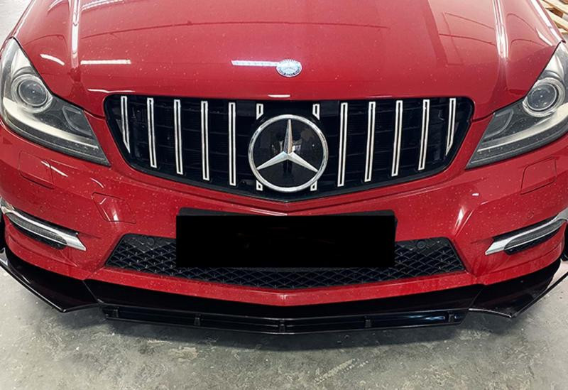 Купити Передня Lip накладка DPT V-5 (ABS, чорний глянець)