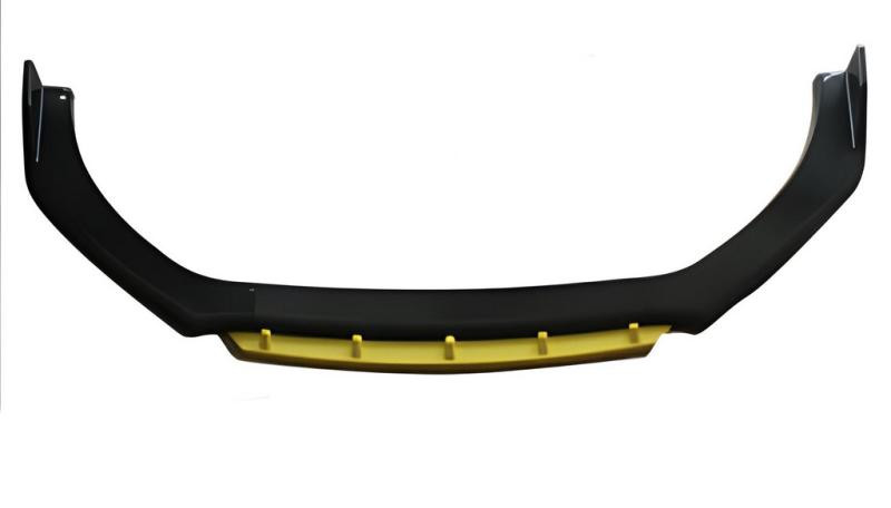 Купити Передня Lip накладка DPT Yellow V-2 (ABS, чорний глянець)