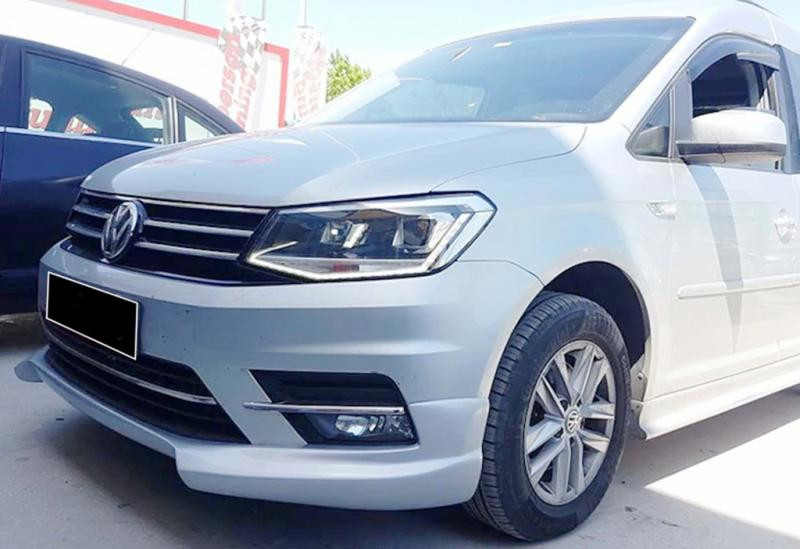 Купить Передняя Lip накладка DPT (под покраску) для Volkswagen Caddy 2015-2020 гг